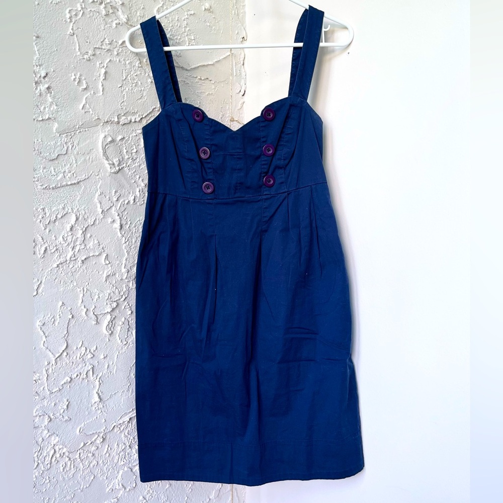 Maeve Anthropologie - Navy Blue Jumper Dress